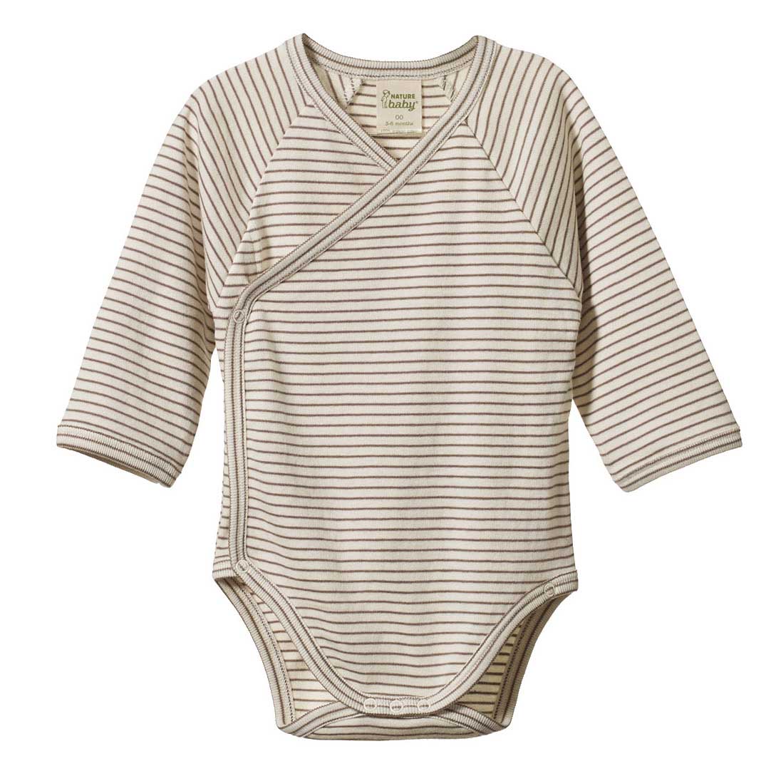 Nature Baby Long Sleeve Kimono Bodysuit